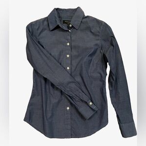 Banana Republic Factory Dark Blue Button-Down Shirt